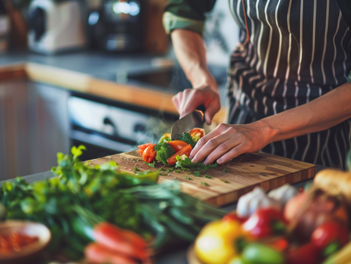 Сімейна вечеря зі здоровими стравами